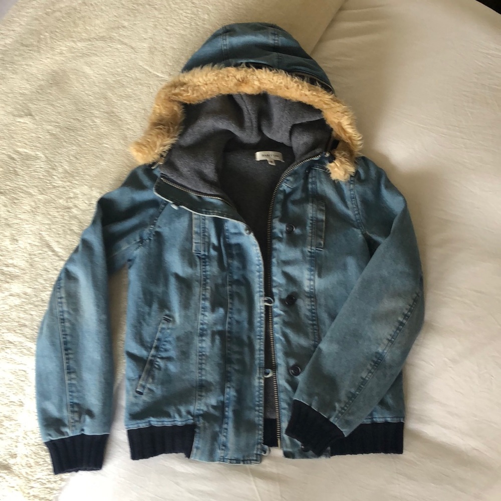 Habitual Jeans Hooded Lined Jean Jacket